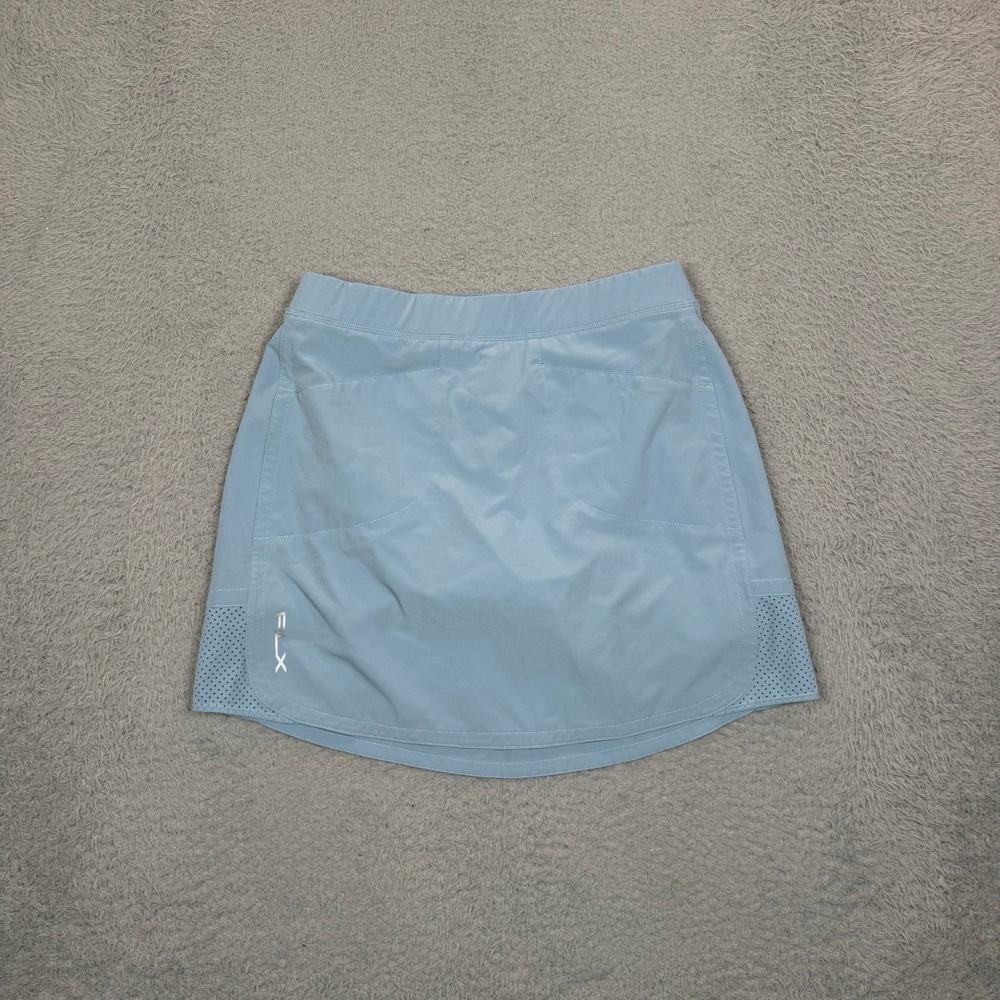 RLX Ralph Lauren Womens Light Blue Perforated Golf Tennis Skort XS RN41381 - Picture 4 of 14